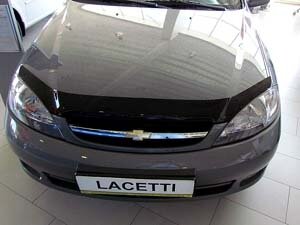 Дефлектор капота (мухобойка) Chevrolet Lacetti HB 2004-2013 (Шверолет Лачетти) SIM